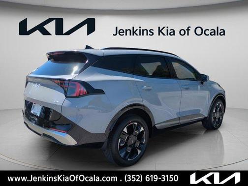 Wolf Gray 2026 Kia Sportage Hybrid SX-Prestige