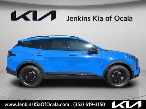 Blue 2026 Kia Sportage X-Pro Prestige