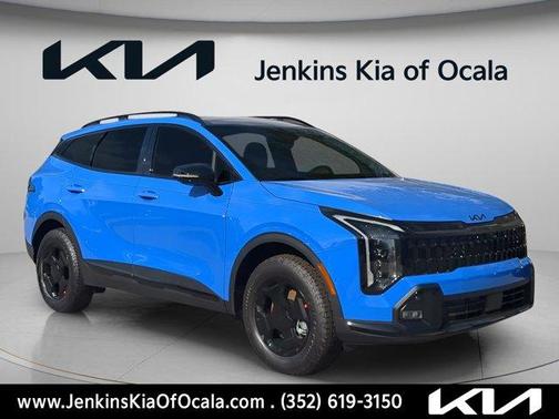 Blue 2026 Kia Sportage X-Pro Prestige