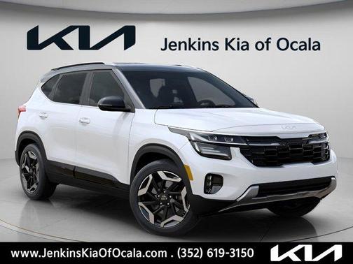 Clear White / Black Roof 2026 Kia Seltos SX