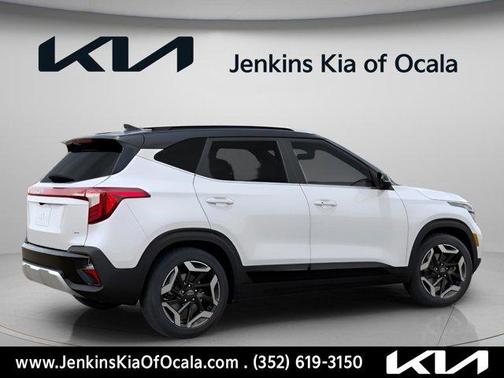 Clear White / Black Roof 2026 Kia Seltos SX