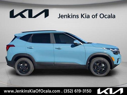 Blue 2026 Kia Seltos EX
