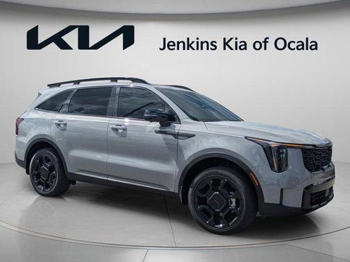 Wolf Gray 2026 Kia Sorento X-Line SX