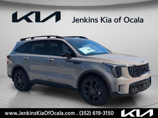 Brown 2026 Kia Sorento X-Line SX Prestige