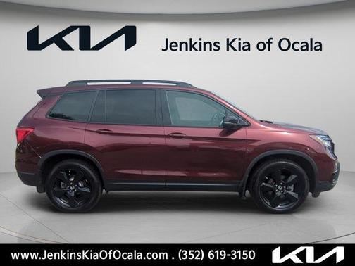 Red 2019 Honda Passport Elite