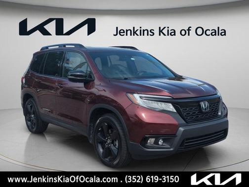 Red 2019 Honda Passport Elite