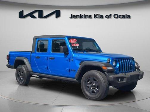 Hydro Blue Pearlcoat 2021 Jeep Gladiator Sport