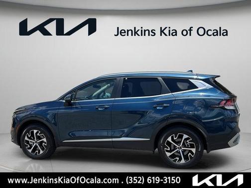 Blue 2023 Kia Sportage Hybrid EX
