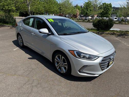 Molten Silver 2018 Hyundai ELANTRA Limited