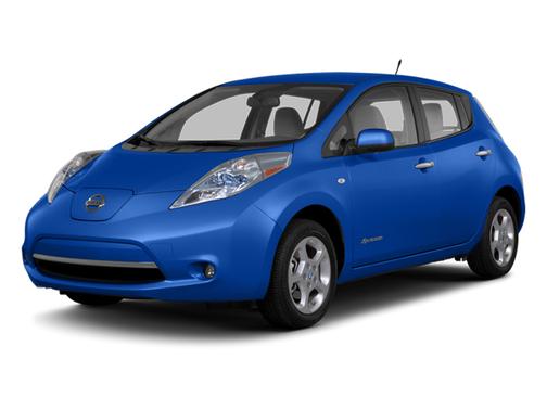 Glacier White 2013 Nissan Leaf SL