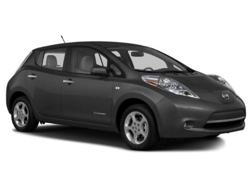Glacier White 2013 Nissan Leaf SL