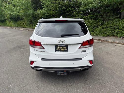 Monaco White 2017 Hyundai SANTA FE Limited Ultimate