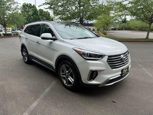 Monaco White 2017 Hyundai SANTA FE Limited Ultimate