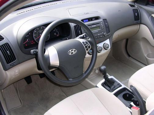 Captiva White 2008 Hyundai ELANTRA GLS