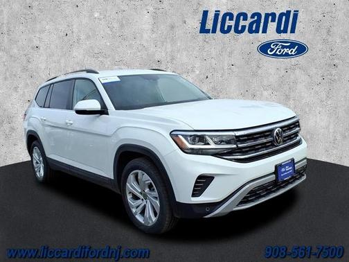 Pure White 2023 Volkswagen Atlas 3.6 SE W/ TECHNOLOGY