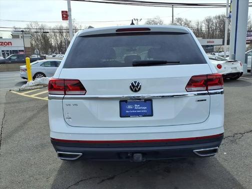 Pure White 2023 Volkswagen Atlas 3.6 SE W/ TECHNOLOGY