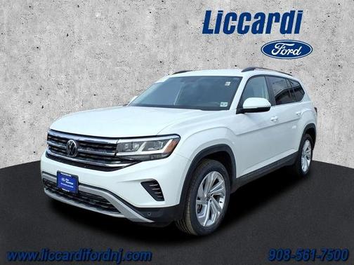 Pure White 2023 Volkswagen Atlas 3.6 SE W/ TECHNOLOGY
