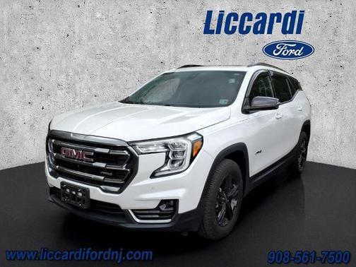 White Frost Tri-Coat 2023 GMC Terrain AT4