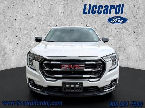 White Frost Tri-Coat 2023 GMC Terrain AT4