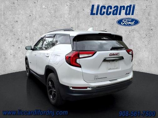 White Frost Tri-Coat 2023 GMC Terrain AT4