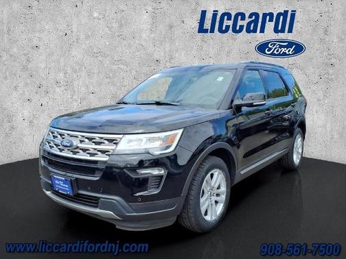 SHADOW BLACK 2018 Ford Explorer XLT