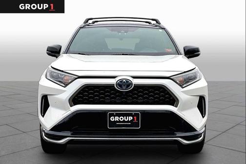 Blizzard Pearl w/Midnight Black Roof 2021 Toyota RAV4 Prime XSE