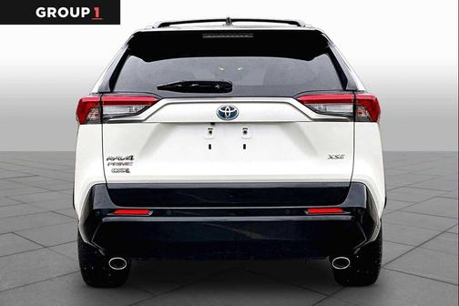 Blizzard Pearl w/Midnight Black Roof 2021 Toyota RAV4 Prime XSE