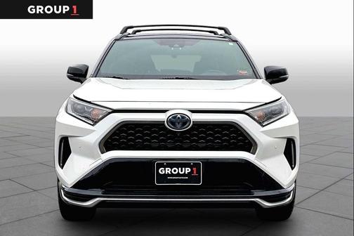 Blizzard Pearl w/Midnight Black Roof 2021 Toyota RAV4 Prime XSE