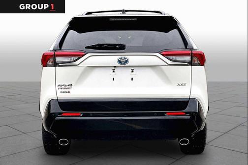 Blizzard Pearl w/Midnight Black Roof 2021 Toyota RAV4 Prime XSE