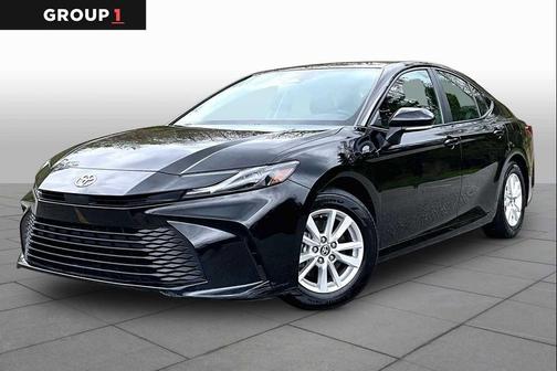 Midnight Black Metallic 2025 Toyota Camry LE