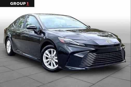 Midnight Black Metallic 2025 Toyota Camry LE