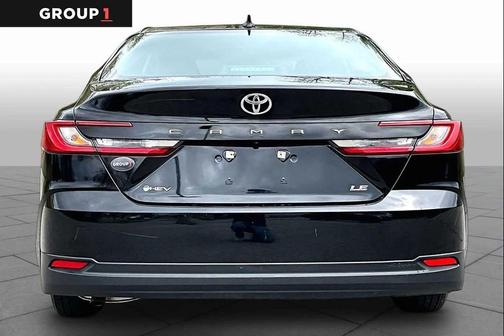 Midnight Black Metallic 2025 Toyota Camry LE