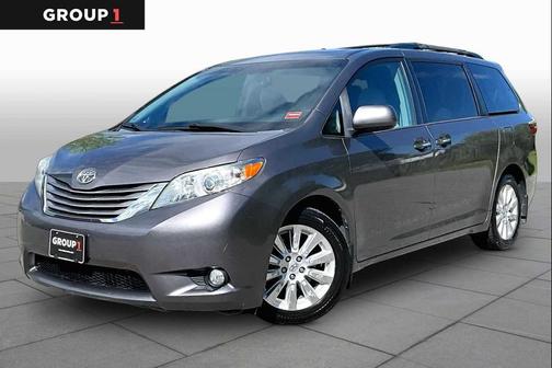 Predawn Gray Mica 2015 Toyota Sienna XLE