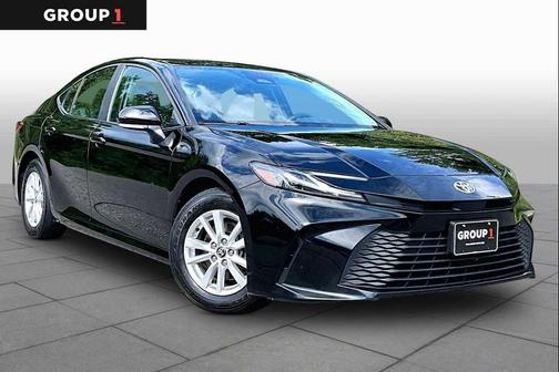 Midnight Black Metallic 2025 Toyota Camry LE