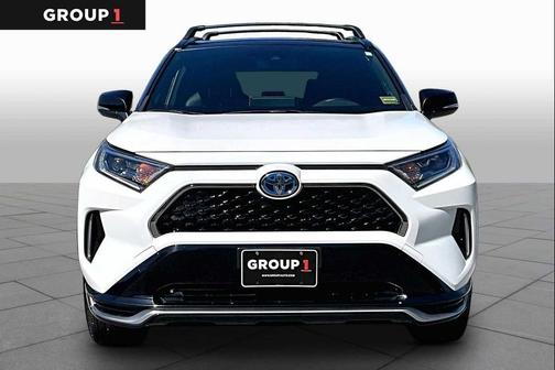Blizzard Pearl w/Midnight Black Roof 2021 Toyota RAV4 Prime XSE