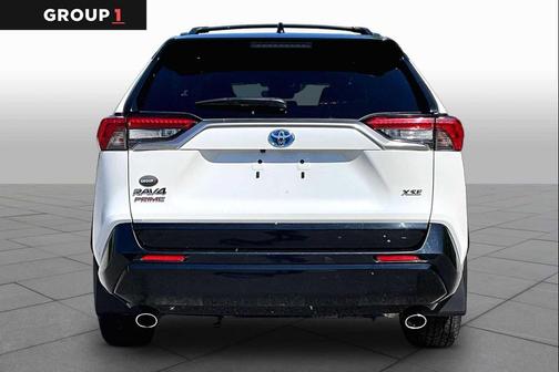 Blizzard Pearl w/Midnight Black Roof 2021 Toyota RAV4 Prime XSE