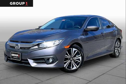 Black 2017 Honda Civic EX-T