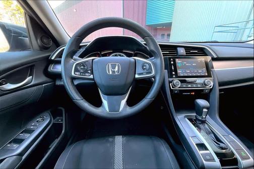 Black 2017 Honda Civic EX-T