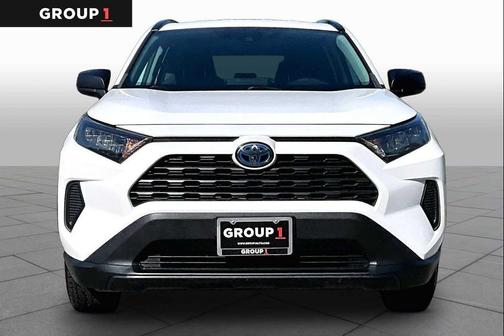 Super White 2020 Toyota RAV4 Hybrid LE