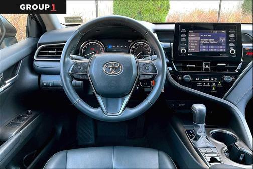 Midnight Black Metallic 2023 Toyota Camry SE