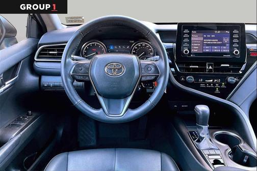 Midnight Black Metallic 2023 Toyota Camry SE
