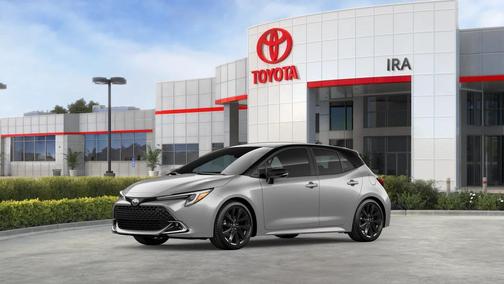Classic Silver Metallic/Midnight Black Metallic 2026 Toyota Corolla XSE