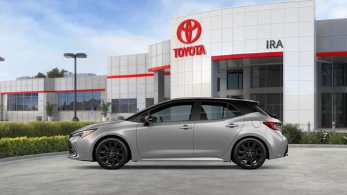 Classic Silver Metallic/Midnight Black Metallic 2026 Toyota Corolla XSE