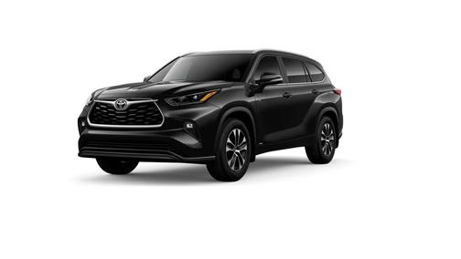 Midnight Black Metallic 2026 Toyota Highlander Hybrid XLE