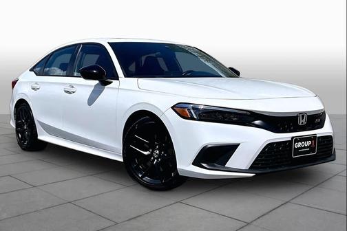 Platinum White Pearl 2023 Honda Civic Si Base