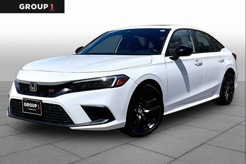 Platinum White Pearl 2023 Honda Civic Si Base