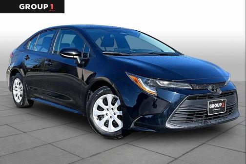 Midnight Black Metallic 2024 Toyota Corolla LE