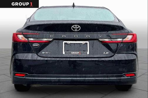 Midnight Black Metallic 2025 Toyota Camry LE