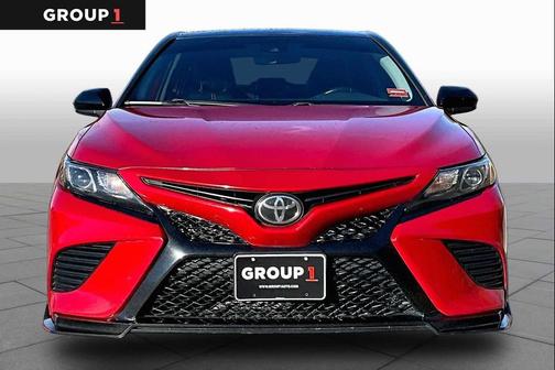 Supersonic Red/Midnight Black Metallic 2020 Toyota Camry TRD