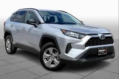 Silver Sky Metallic 2022 Toyota RAV4 Hybrid LE